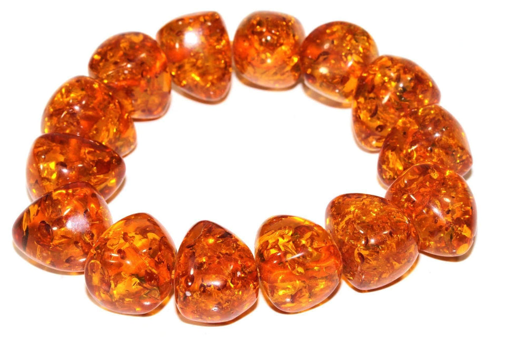 Glowing Baltic Style Amber Bracelet