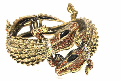 Crocodile Statement Bangle