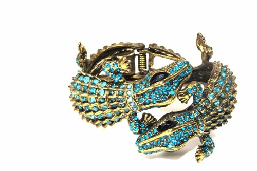 Crocodile Statement Bangle