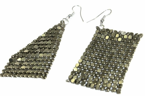 Shimmer Mesh Earrings