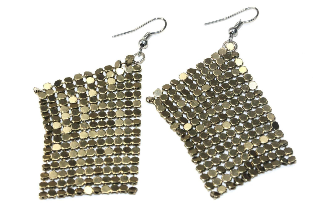 Shimmer Mesh Earrings