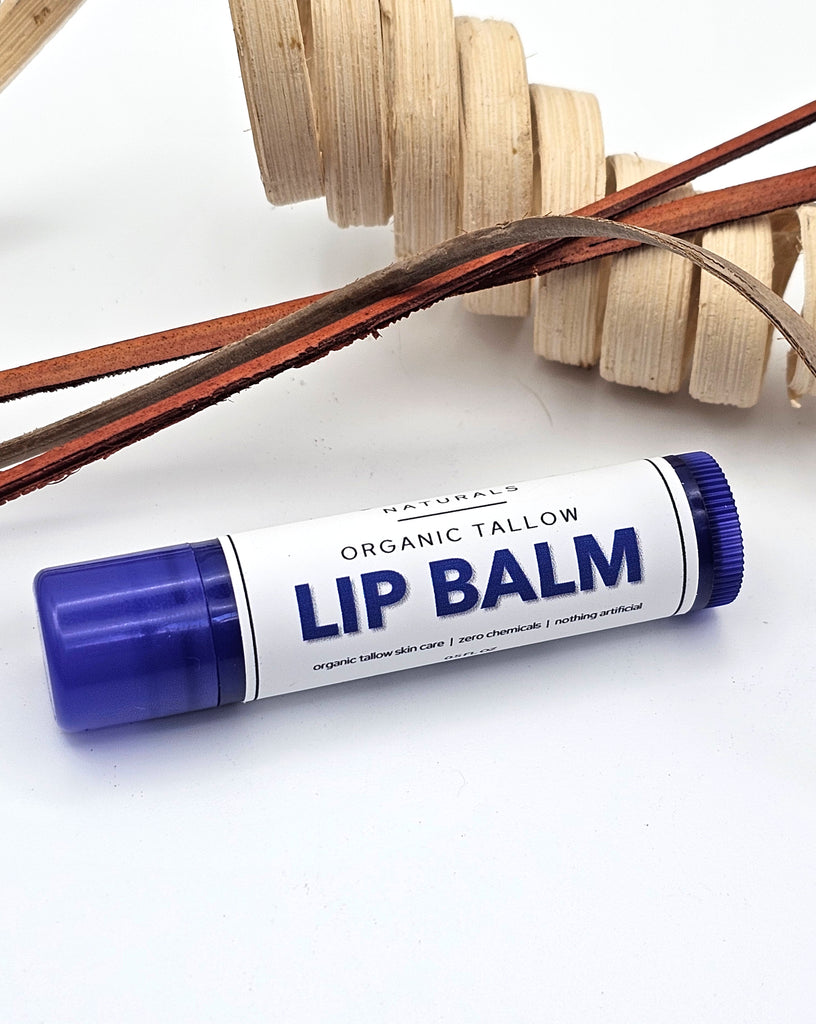 Lip Balm - Organic Tallow Lip Care - 3 pack