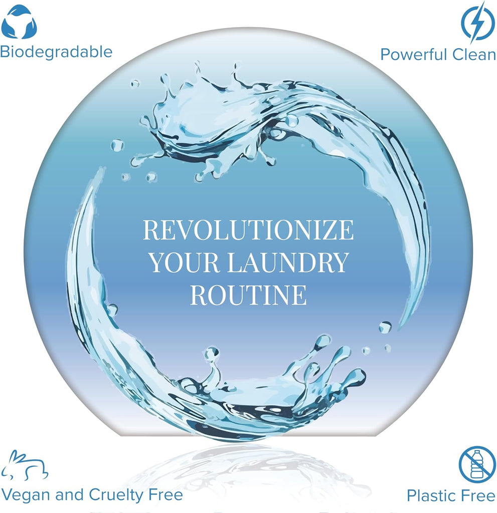 Natural Laundry Detergent Sheets, Eco Friendly– Fresh Linen Scent