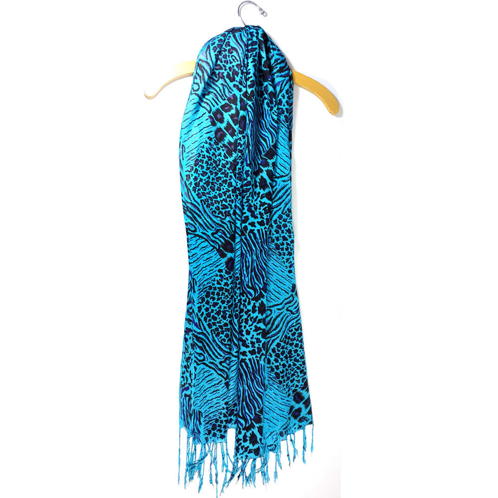 Animal Print Cotton Fabric Stole Pattern