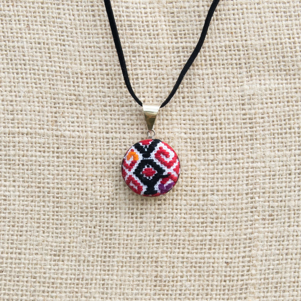 Ethnic Design Woven Pendant