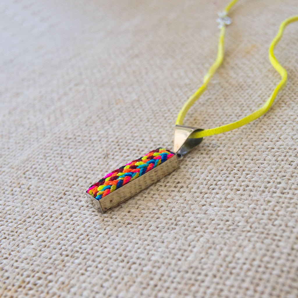 Folk Long Pendant Necklace.