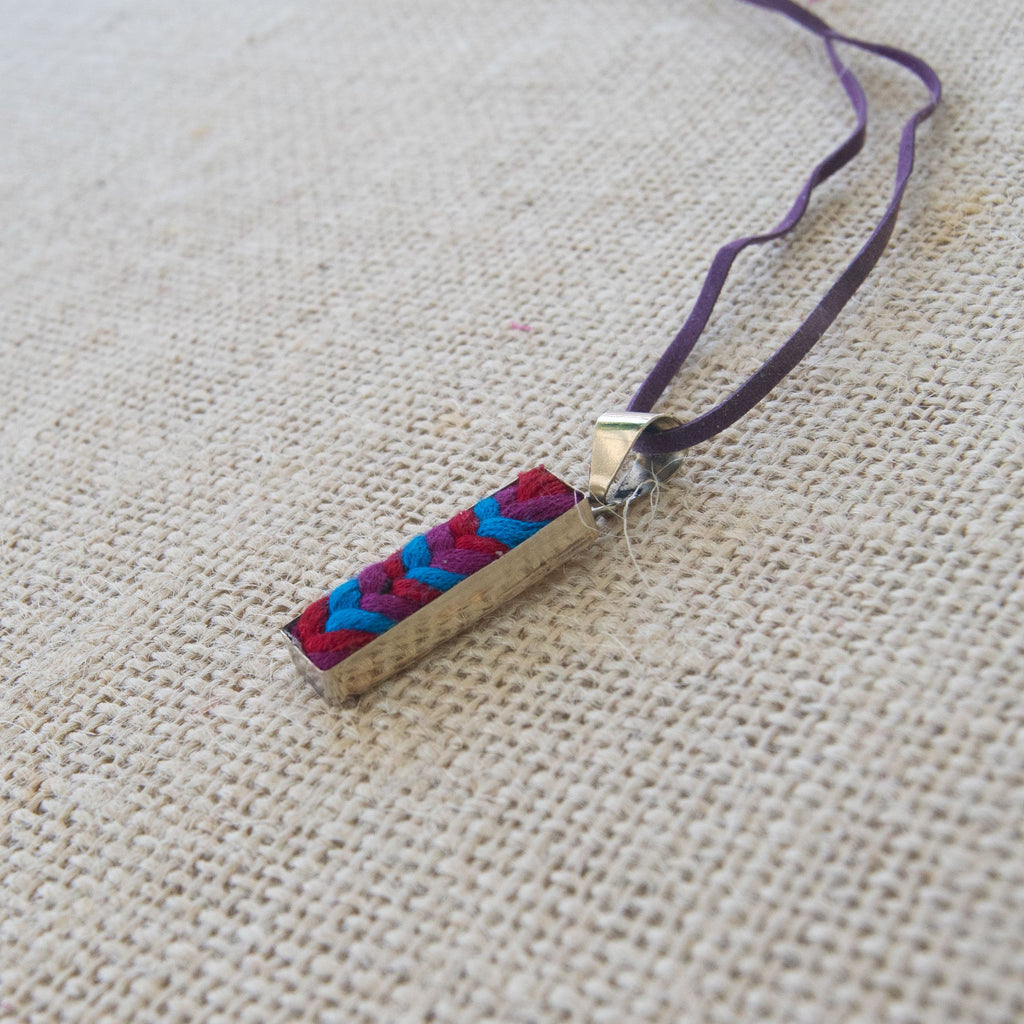 Folk Long Pendant Necklace.