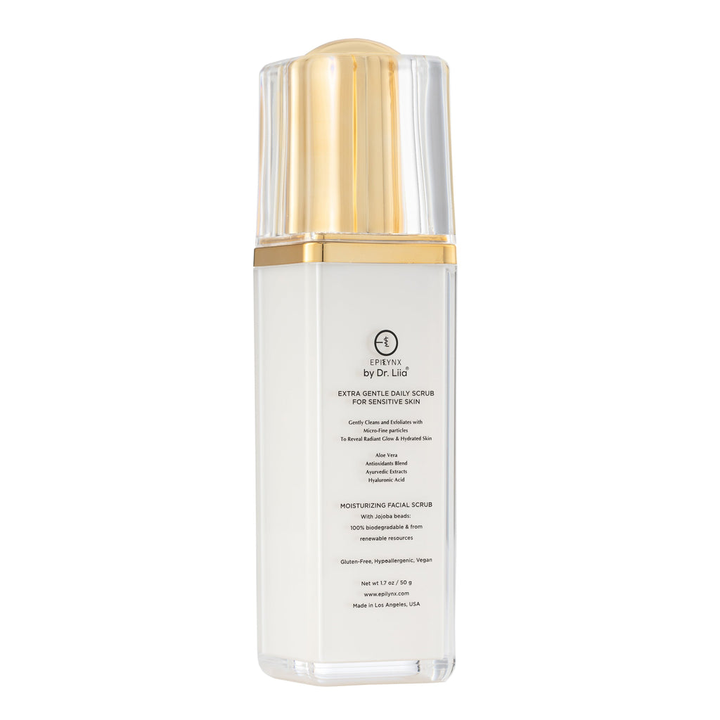 Gentle Exfoliating Face Scrub – Hyaluronic Acid, Aloe Vera &