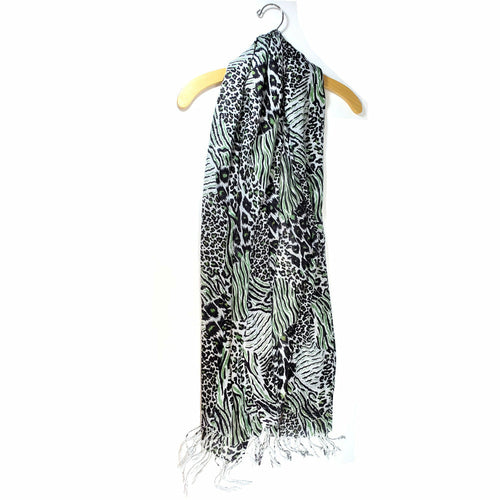 Animal Print Cotton Fabric Stole Pattern