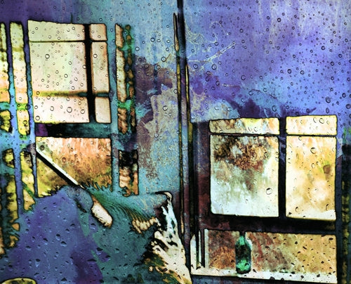 Hat and Glass Bottle Abstract Pop Art Canvas Print