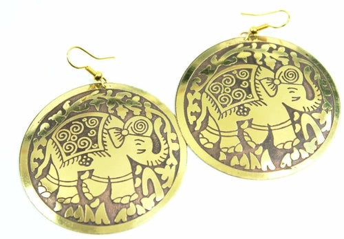 Traveling Elephant Earrings