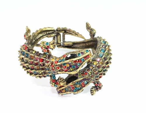 Crocodile Statement Bangle