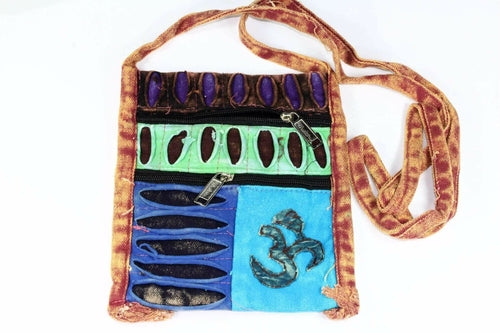 Om Cross Body Patchwork Jhola Bag