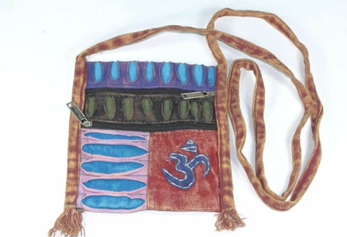 Om Cross Body Patchwork Jhola Bag