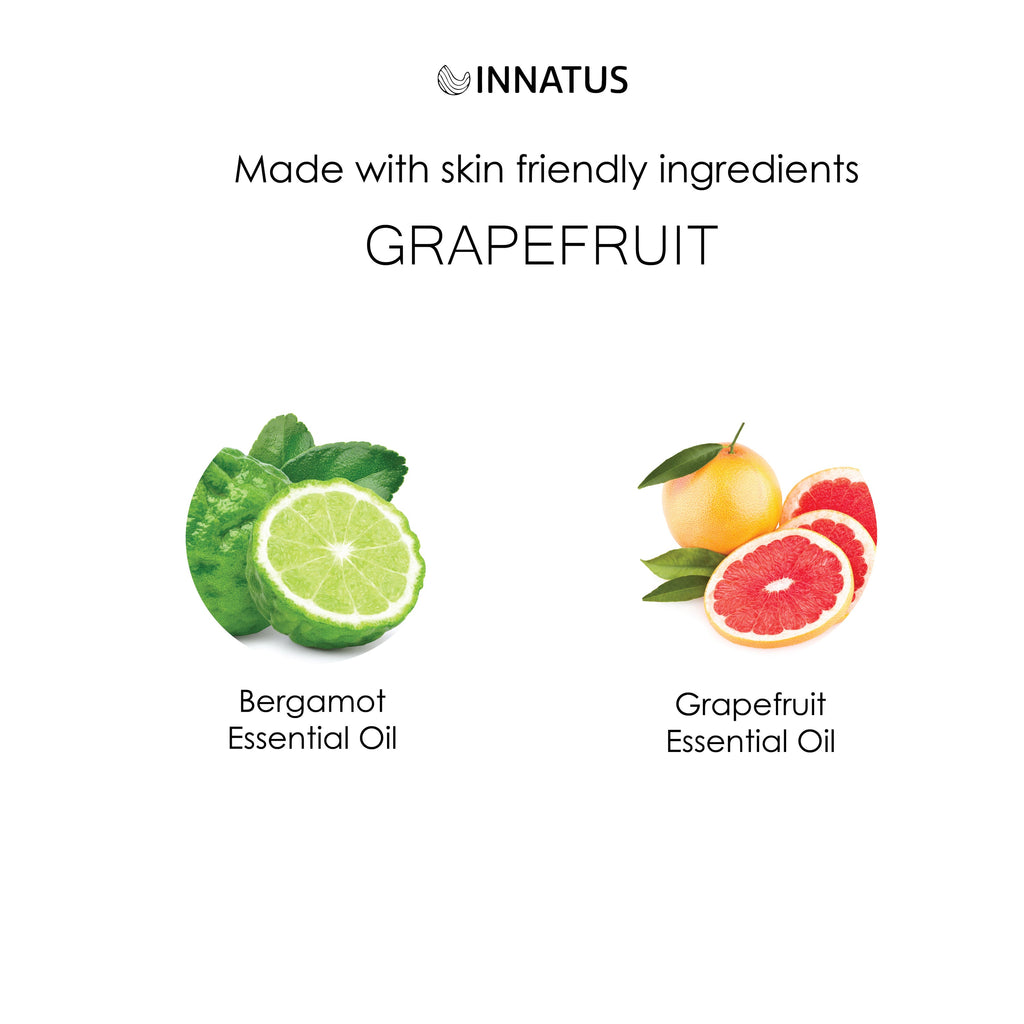 Natural dead sea magnesium bergamot and grapefruit oil