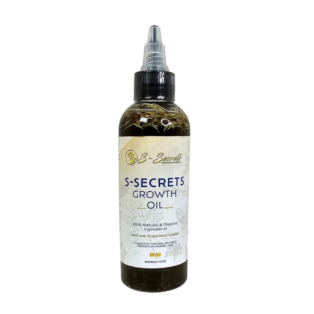S-Secrets Scalp Stimulator Hair Growth Oil with Herbs, Biotin, and
