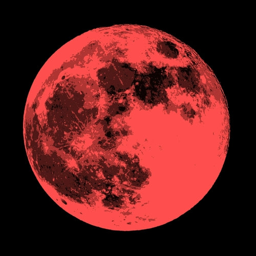 Contemporary Moon Pop Art Canvas Print