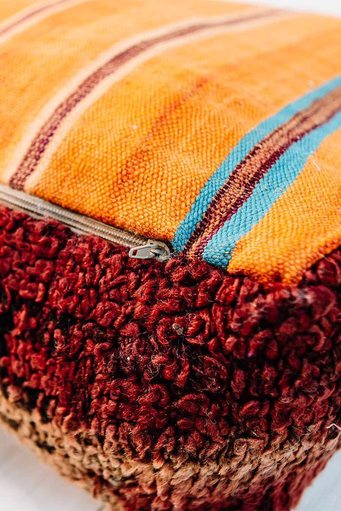 The Man In The Chair Berber Pillow 28"x28" (Wool)