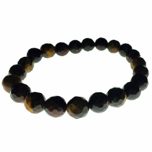 Tigers Eye Beaded Elastic Stretch Bracelet