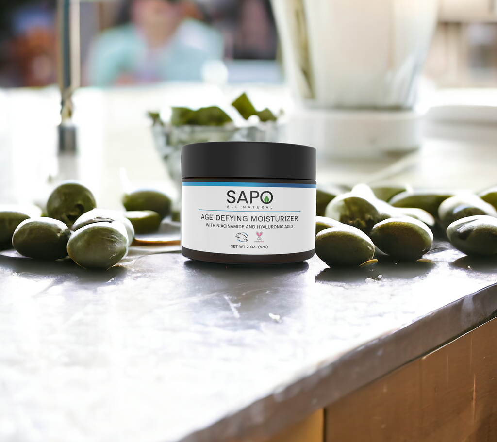 Sapo All Natural Daily Moisturizer - Lightweight Face Cream with