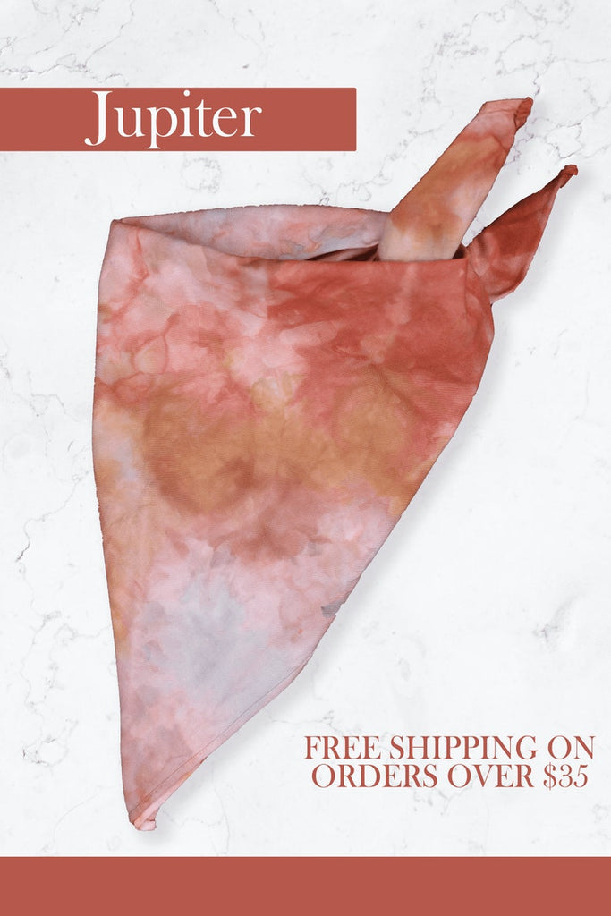 100% Natural Cotton + Hand Dyed Bandana