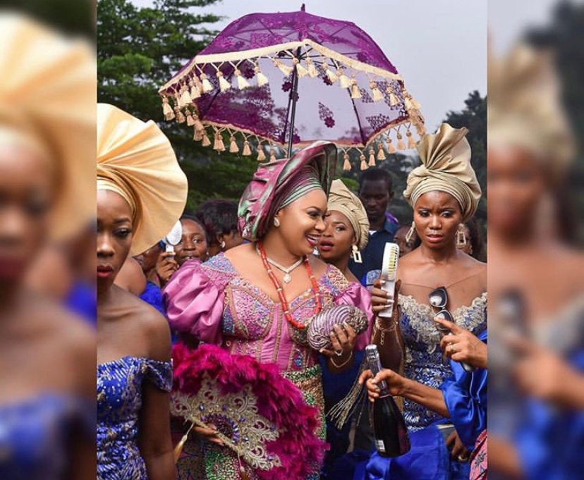 Bridal umbrella lace/fabric parasol