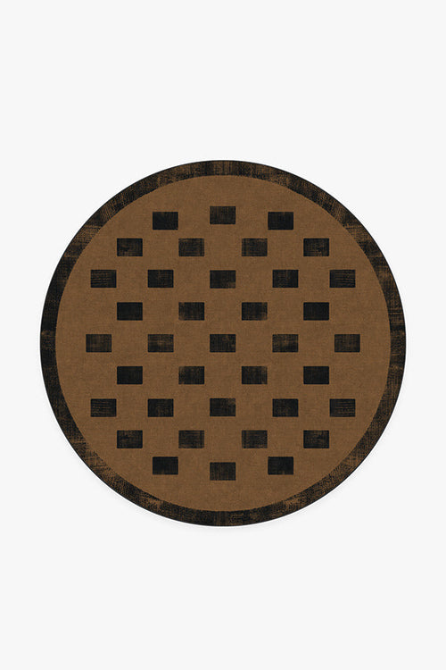 Quin Natural Black Tufted Rug