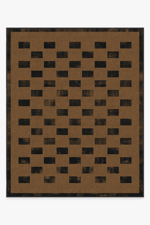 Quin Natural Black Tufted Rug