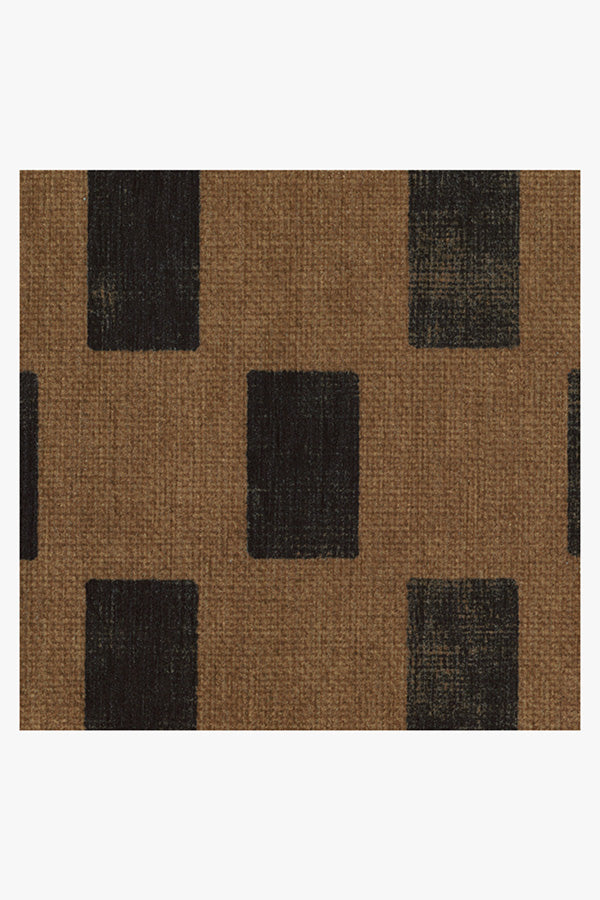 Quin Natural Black Tufted Rug