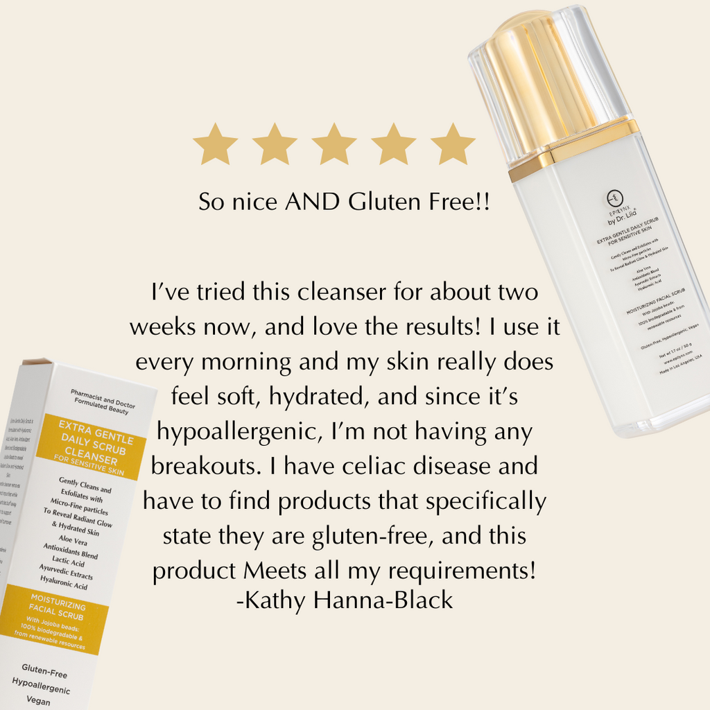 Gentle Exfoliating Face Scrub – Hyaluronic Acid, Aloe Vera &