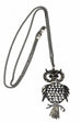 Wide Eyed Owl Necklace