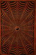 Saffron Trippy Yin Yang 3D Hand-loom Style Tapestry