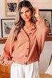 Ribbed Knit Button Front Dolman Sleeve Sweater Cardigan