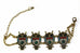 Colorful Bead Drop Perched Owl Bracelet