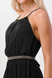 Halter Neck Maxi Dress with Beaded Waist Detail