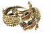 Crocodile Statement Bangle