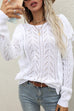 Knitted pullover sweater top
