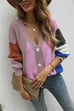 Color Block Cardigan