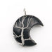 Cross-Border New Handmade Necklace Jewelry Moon Natural Crystal Stone