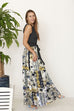 Sleeveless handkerchief woven skirt maxi dress