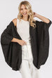 Mittoshop Open Front Batwing Sleeve Cardigan
