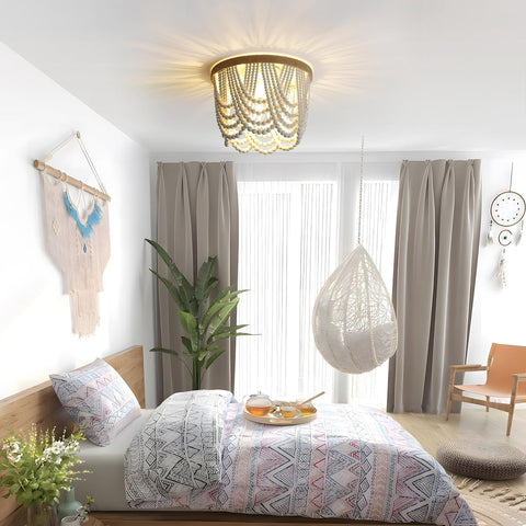 Bohemian Lighting Bohemian Chandelier Handmade Beaded Chandelier