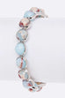 Genuine Stone Beads Stretch Bracelet