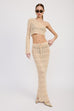 ONE SHOULDER CROCHET CROP TOP