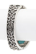 Stone Embossed Western Boho Bracelet