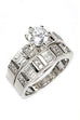 Cubic Zirconia Double Ring