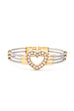 Heart Charm Kid Size Stainless Steel Bracelet