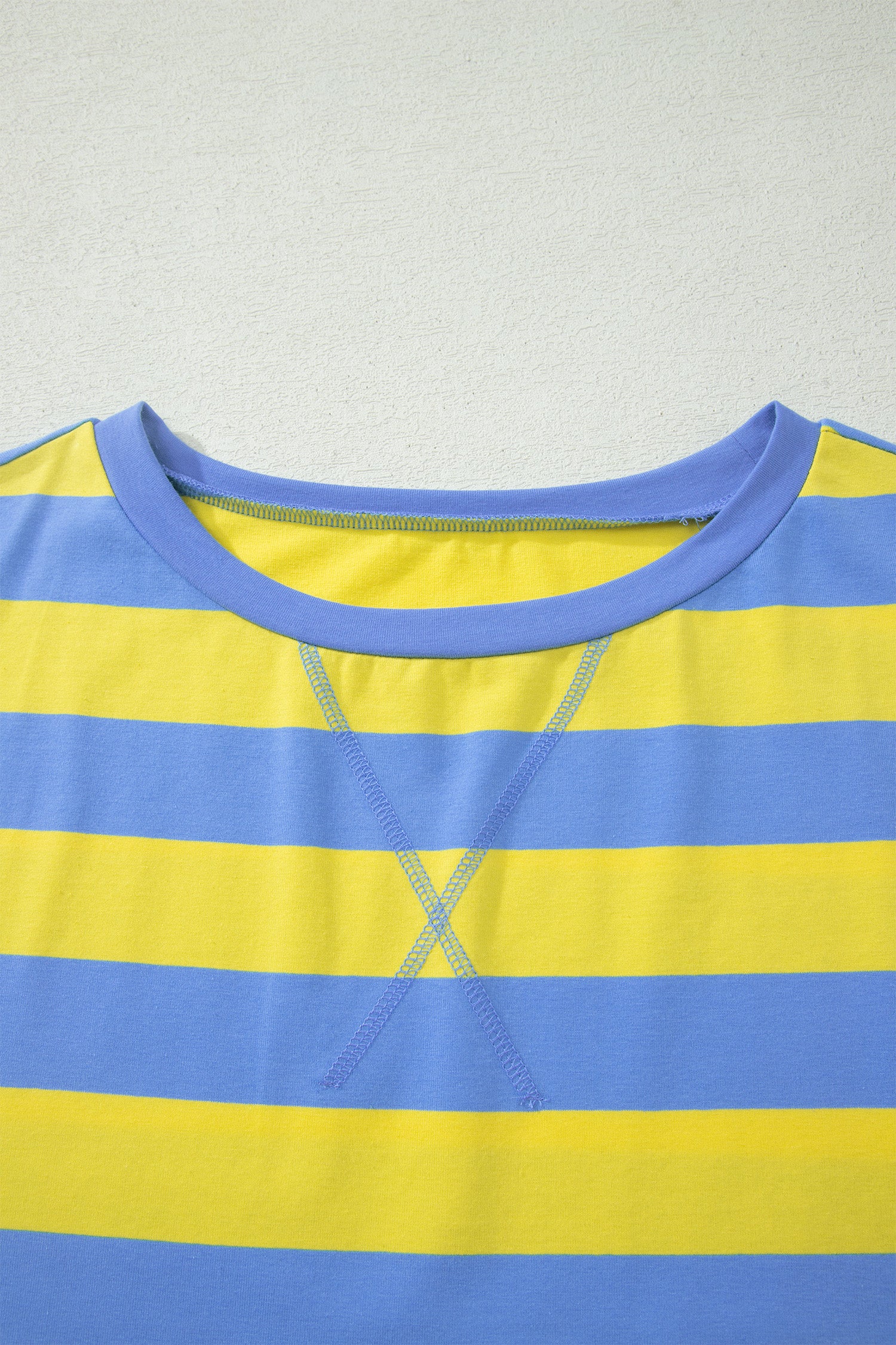 Rose Stripe Dolman Tee Drawstring Skort Athletic 2pcs Set