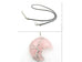 Cross-Border New Handmade Necklace Jewelry Moon Natural Crystal Stone