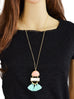 Ethnic Jewellery Bohemian Long Gold Chain Geometric Charm Tassel